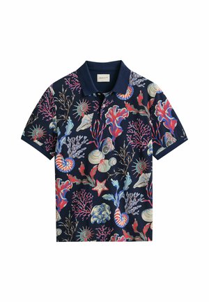 GANT, PRINTED - Polo - classic blue