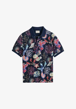 GANT, PRINTED - Polo - classic blue