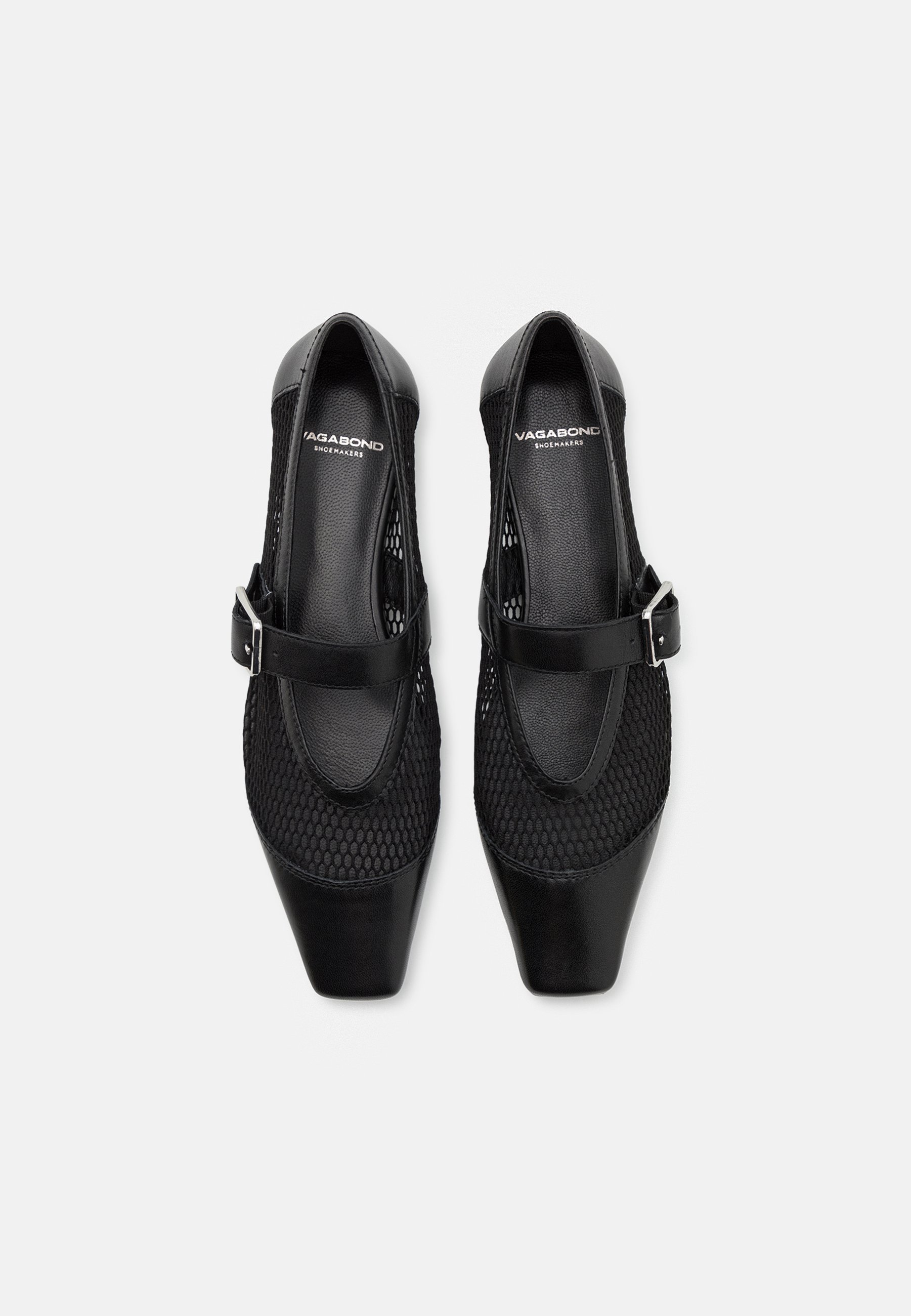 Vagabond WIOLETTA - Ankle strap ballet pumps - black - Zalando