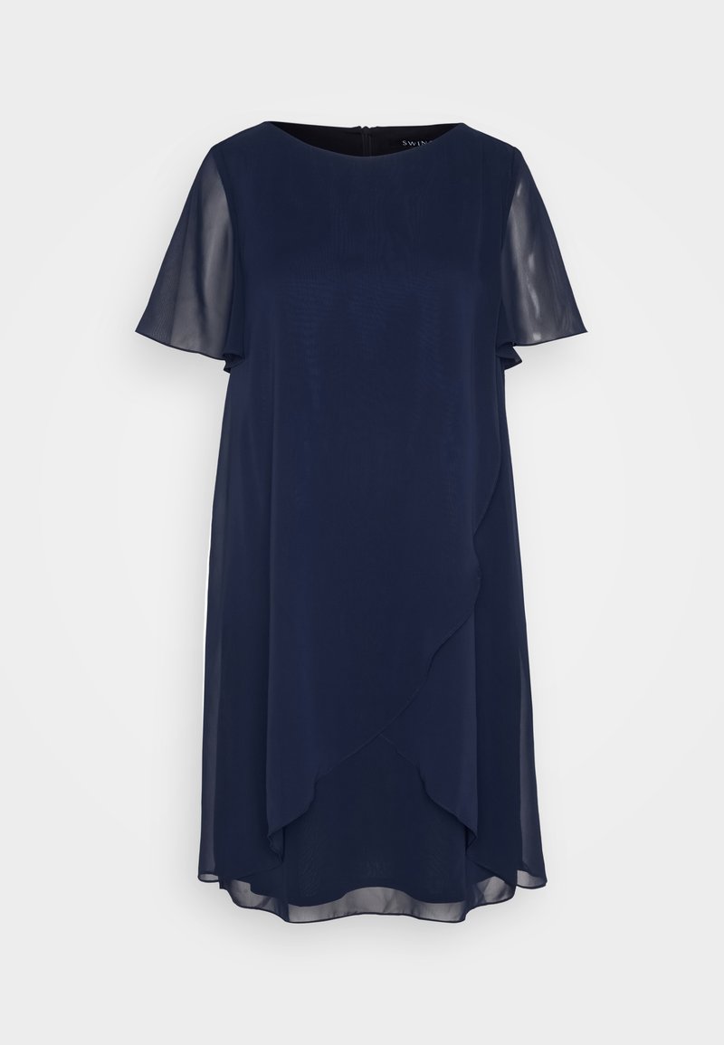 Swing Cocktailjurk donkerblauw