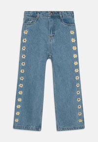 TINYCOTTONS DAISIES - Sirgete säärtega teksad - light blue