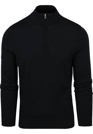 Suitable HALF ZIP - Jumper - black