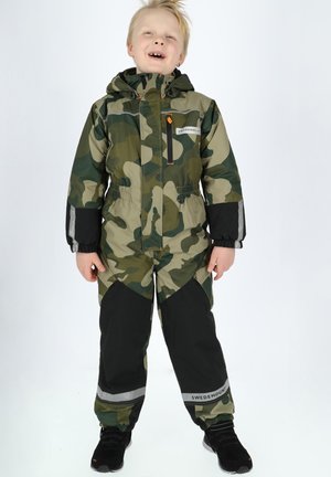 NARVIK OVERALL 2 0 JR - Combinaison de ski - olive camouflage