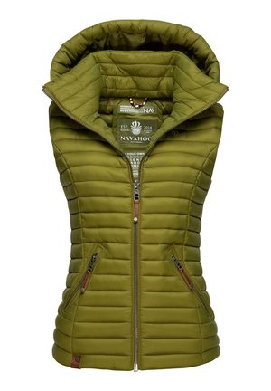 SHADAA - Waistcoat - moss green