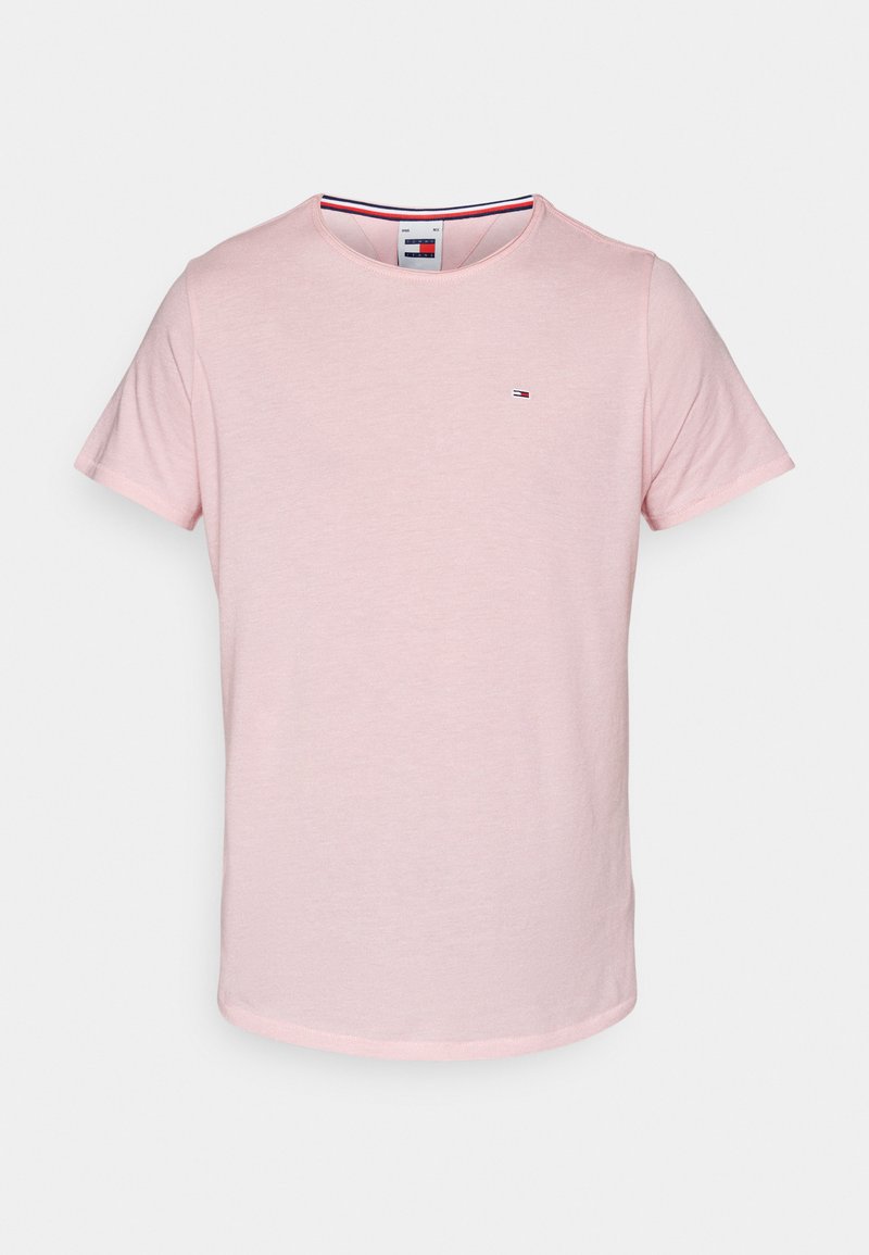 Tommy Jeans T-shirt basic donkerroze Tommy Jeans T-shirt basic donkerroze