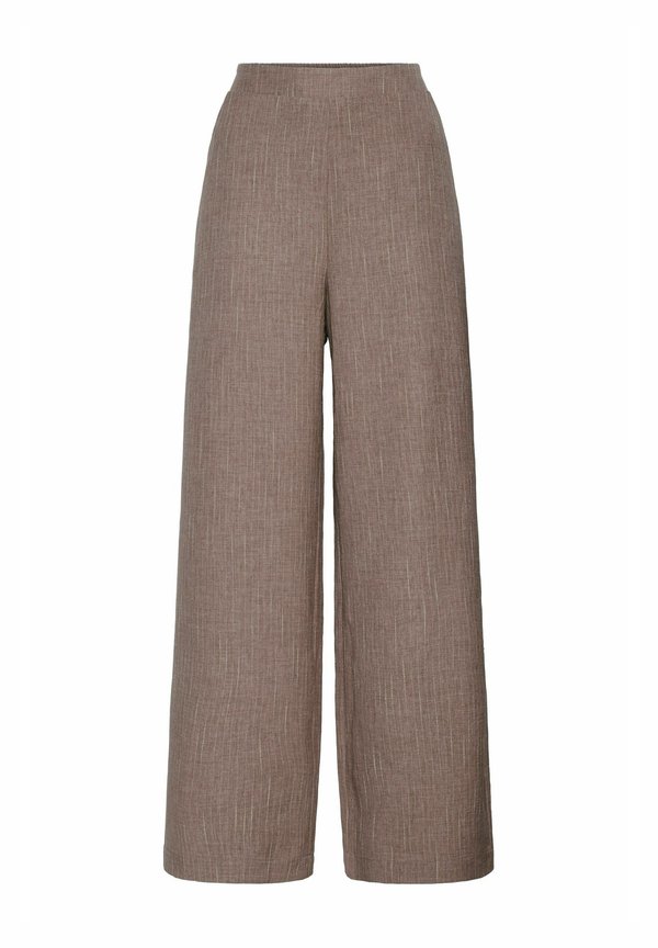 IXREMI - Trousers - teak w pinst3