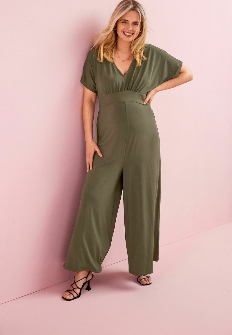 Next MATERNITY SLINKY Jumpsuit khaki green/grün Zalando.at
