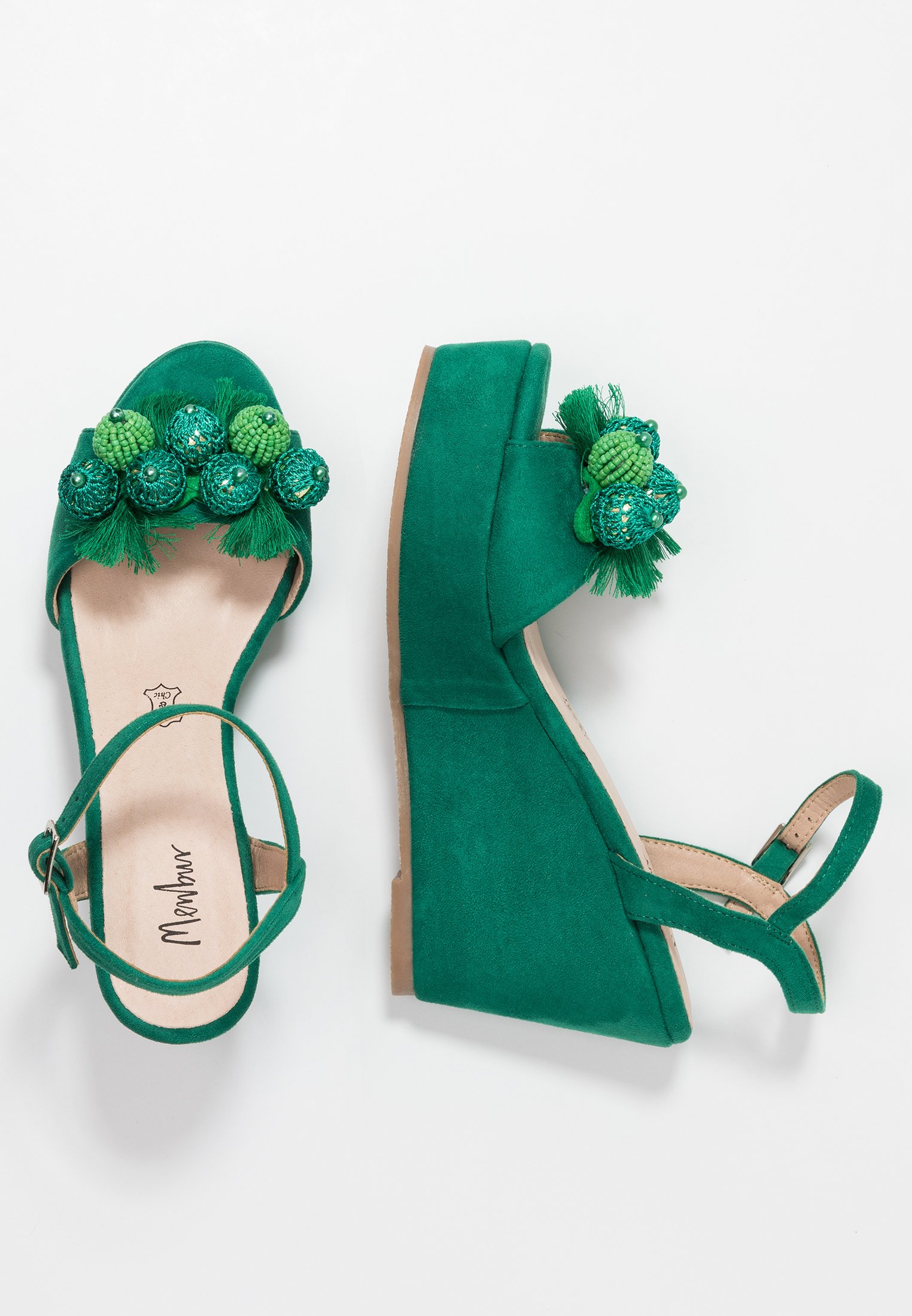 emerald green sandals uk