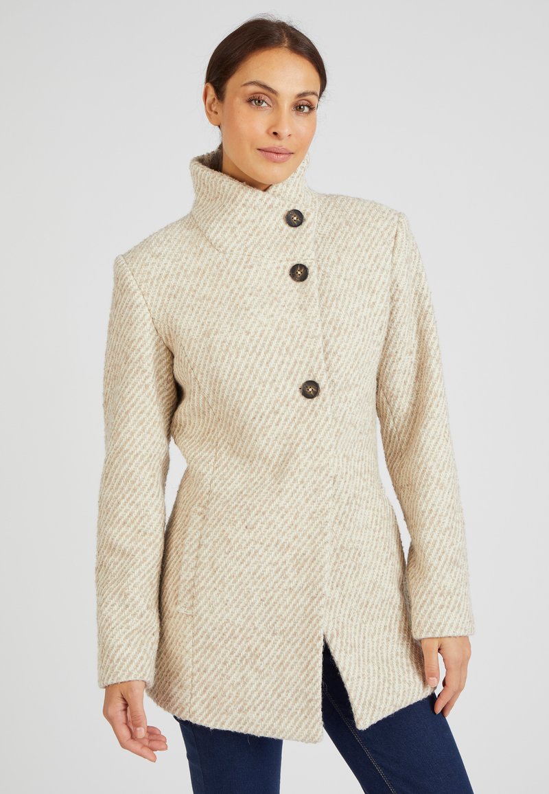 Damart Manteau classique - beige chiné