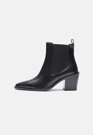 Zign, Bottines de cowboy / motard - black