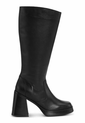 Čizme s platformom - black