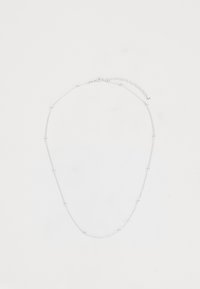 BEADED ROPE CHAIN NECKLACE  - Necklace - silver-coloured