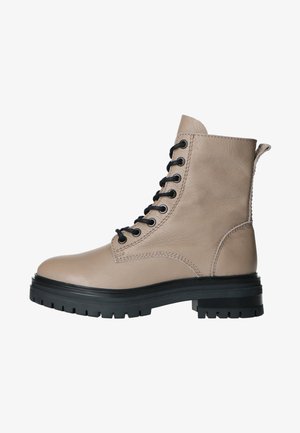 Manfield Bottines à plateau - taupe