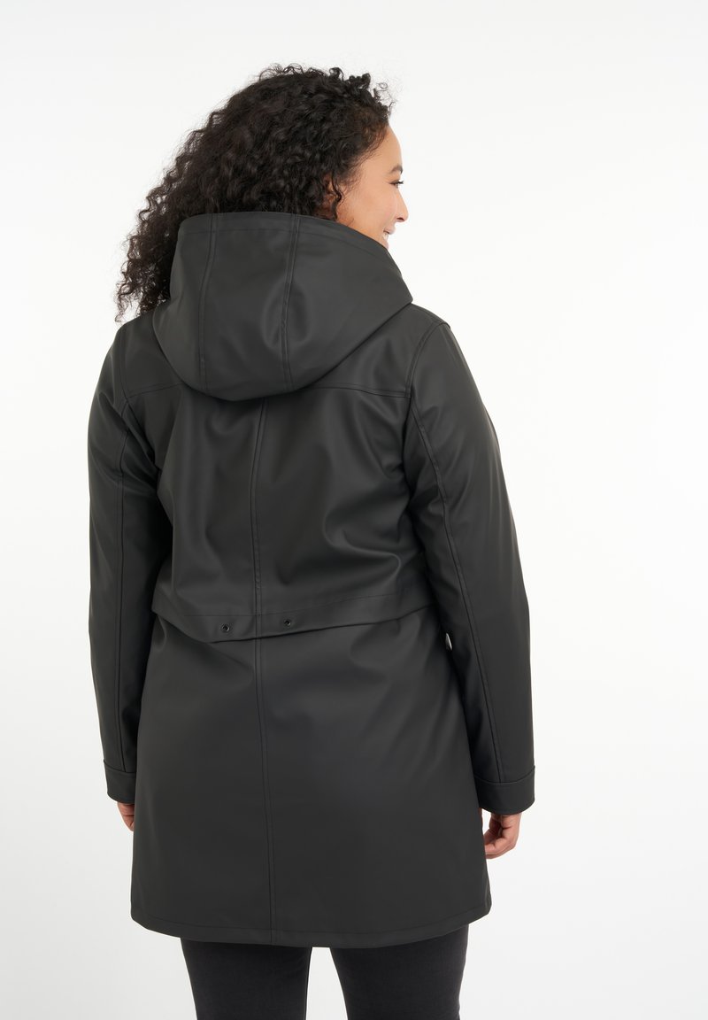 Damen Parkas | MS Mode Regenjacke / wasserabweisende Jacke black/schwarz - PE14201 Damen Parkas | MS Mode Regenjacke / wasserabweisende Jacke black/schwarz - PE14201