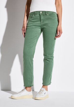 Street One Slim fit jeans - grün