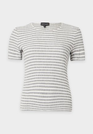 Emporio Armani, Tričko s potlačou - warm grey
