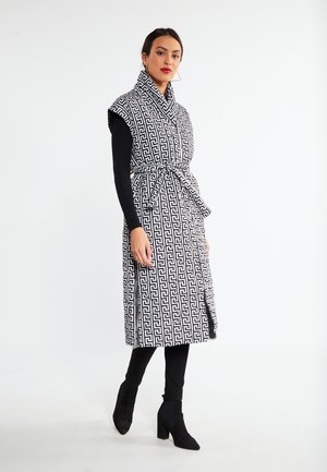 Cappotto classico - schwarz weiss