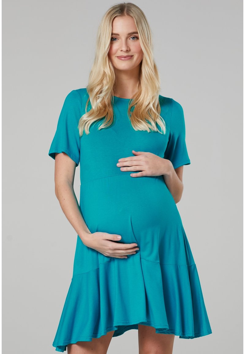 Damen Freizeitkleider | Chelsea Clark MATERNITY Jerseykleid morski/hellblau - NM82272 Damen Freizeitkleider | Chelsea Clark MATERNITY Jerseykleid morski/hellblau - NM82272