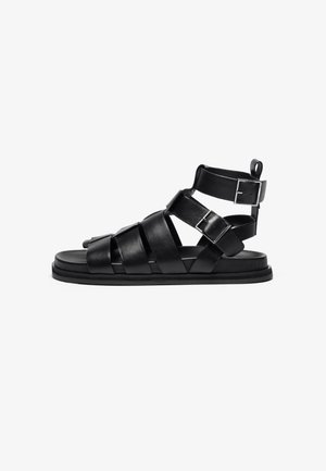 Riemensandalette - black