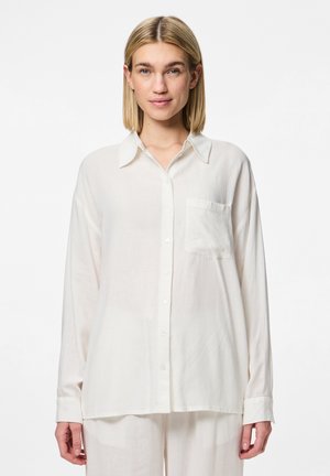 PCPIA LS LOOSE NOOS - Camicia - bright white