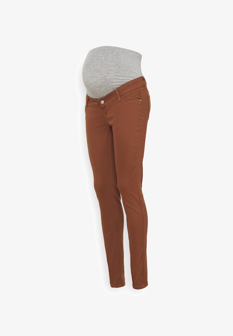 MAMALICIOUS Vaqueros pitillo - brown