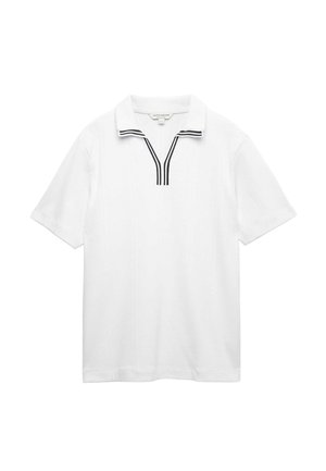 Autograph, STRIPE NECK - Poloshirt - white