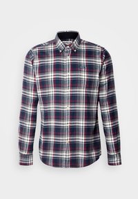 CROSSFELL TAILORED CHECKED SHIRT - Shirt - navy