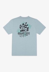 Abercrombie & Fitch GRAND PRIX - Triko s potiskem - gray mist