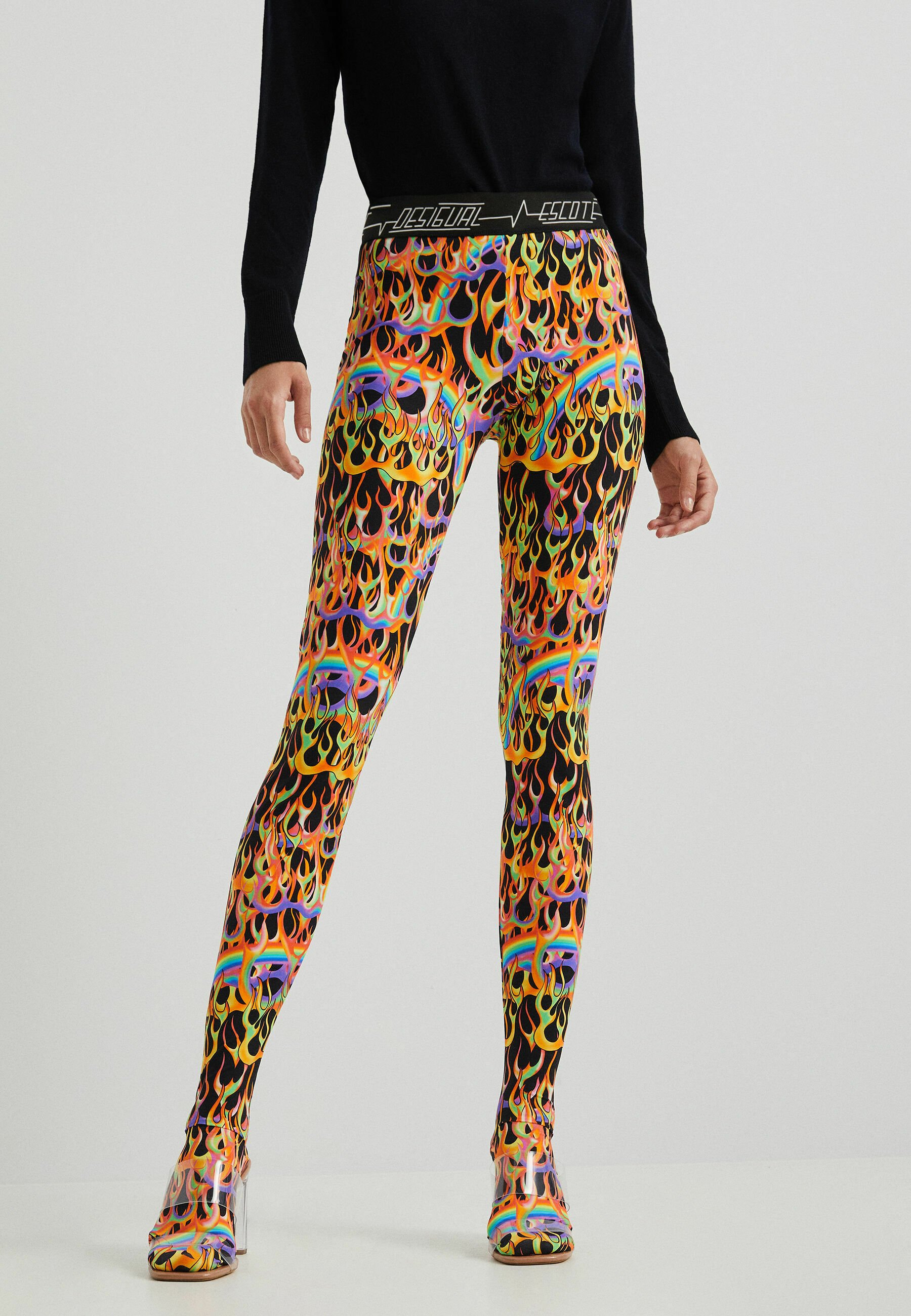 Desigual DESIGNED BY MARIA ESCOTÉ - Leggings - Trousers - green - Zalando.ie