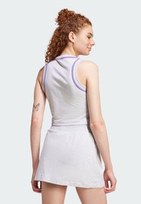 adidas Sportswear ESSENTIALS COLOR POP CROPPED - Top - light grey heather