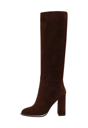 Laarzen met hoge hak - brown