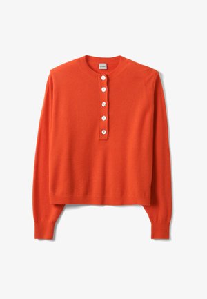 Stefanel, REGULAR-FIT CREW-NECK JUMPER. - Jersey de punto - orange