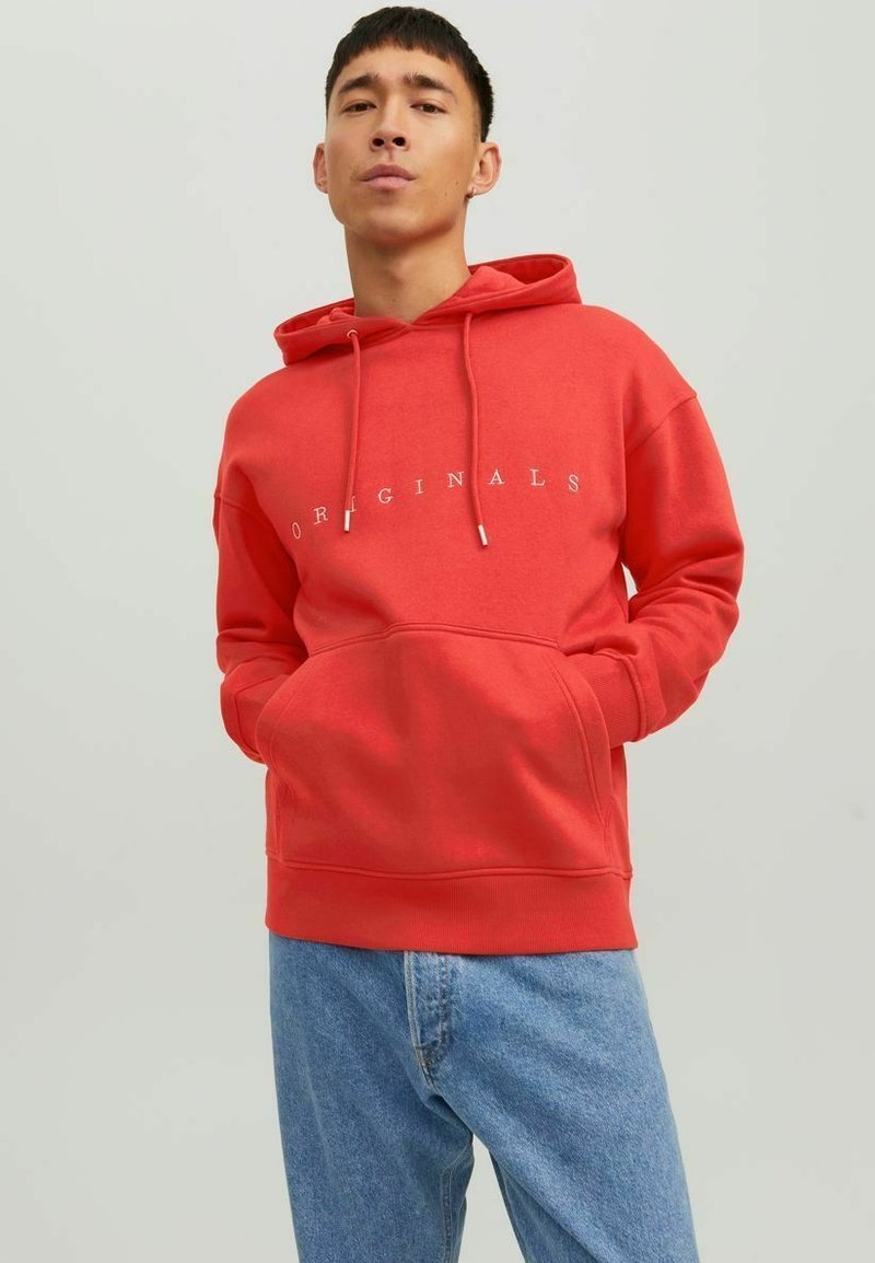Sweatshirt à capuche manches longues Homme Jack and jones JORCOPENHAGEN SWEAT HOOD SN Blanc