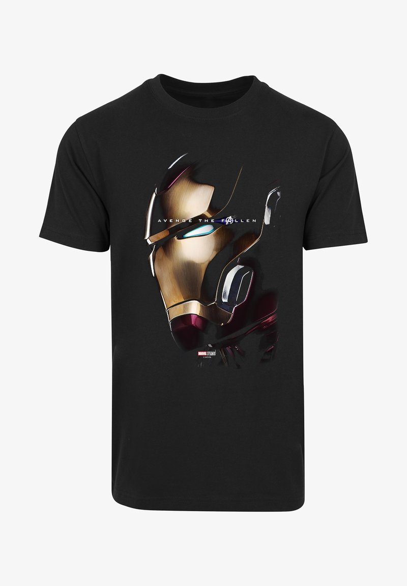 Noir HOMME T-Shirt Coupe Confort Imprimé Marvel Avengers à Noir HOMME T-Shirt Coupe Confort Imprimé Marvel Avengers à
