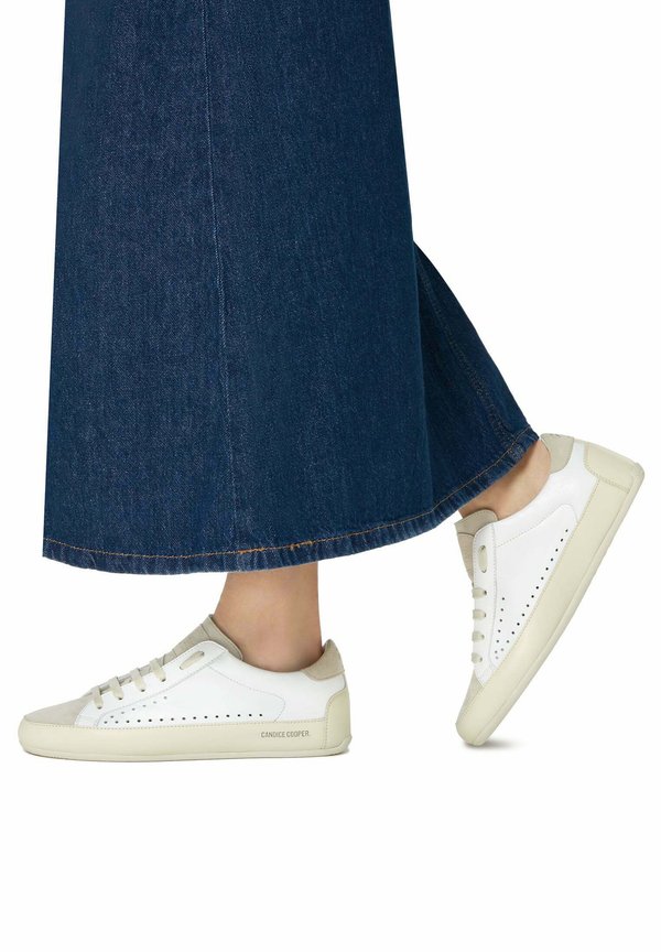 Sneaker low - weiß grau