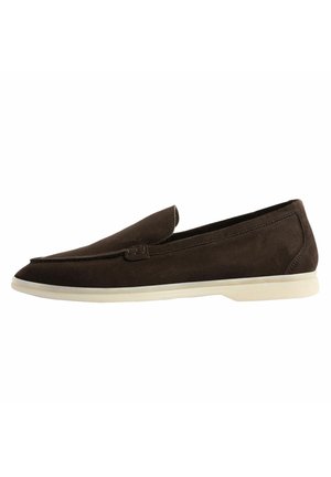 LUDOVICO - Zapatos sin cordones - dark brown suede