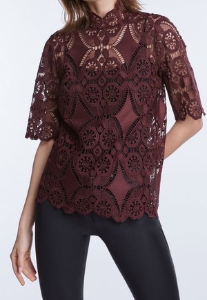 Bluse - dark red