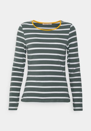 STRIPEY CONTRAST - Long sleeved top - light green