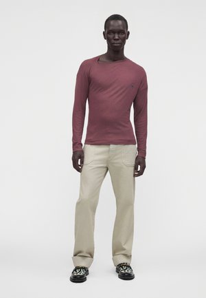Vivienne Westwood HEBO - Top s dlhým rukávom - oxblood red