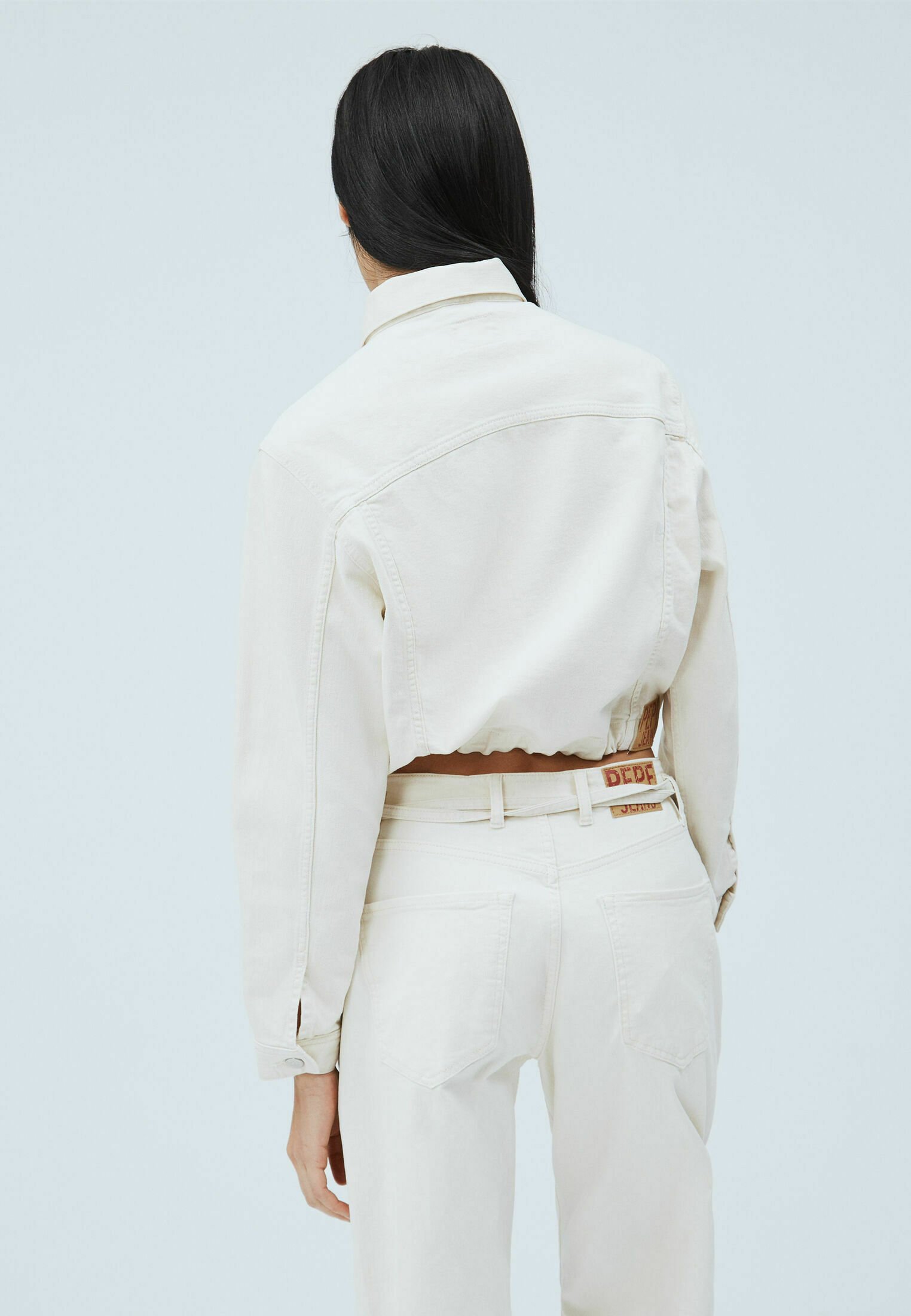 pepe jeans jacket white
