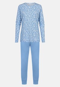 mey SERIE FLOWER MEADOW SET - Pyjama - blue silk
