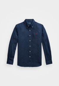 CUSTOM FIT LINEN SHIRT - Camisa - newport navy