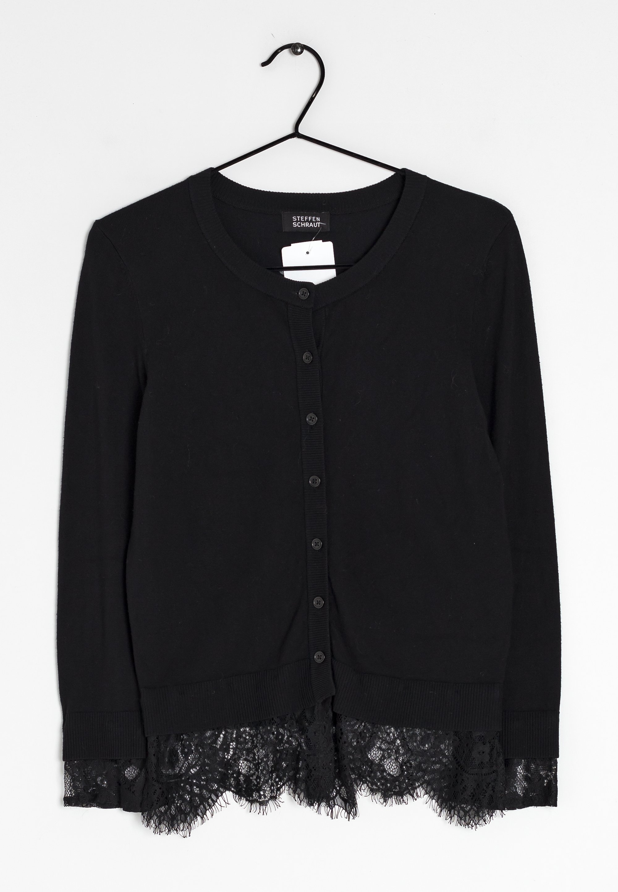 Steffen Schraut Strickjacke black/schwarz (Pre-owned) Zalando