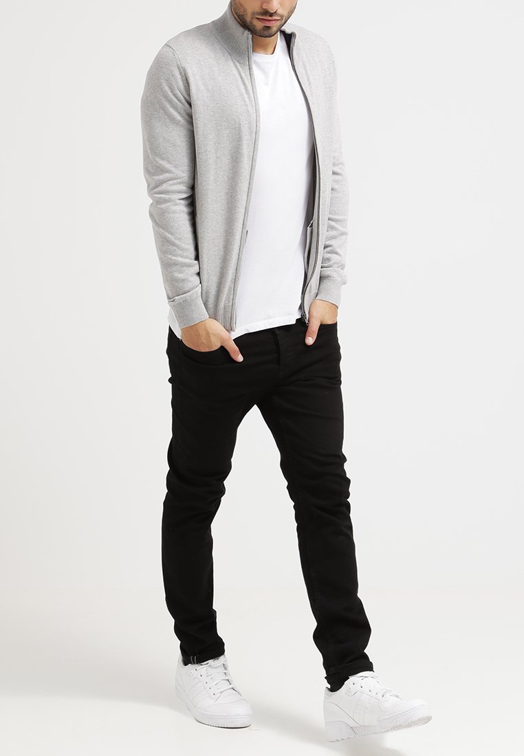 Pier One Chaqueta de punto - light grey melange