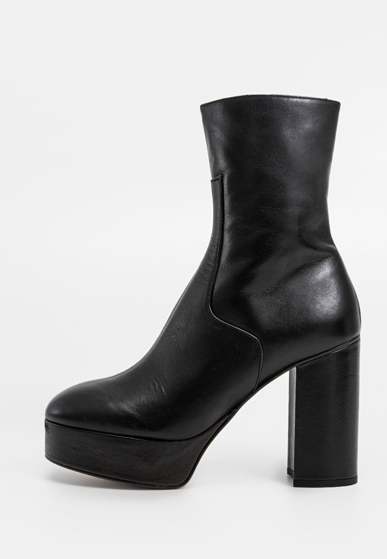 ALOHAS Enkellaarsjes met plateauzool zwart