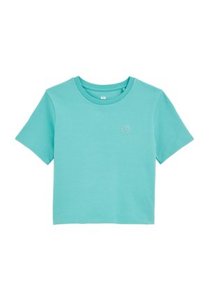 T-Shirt print - green blue
