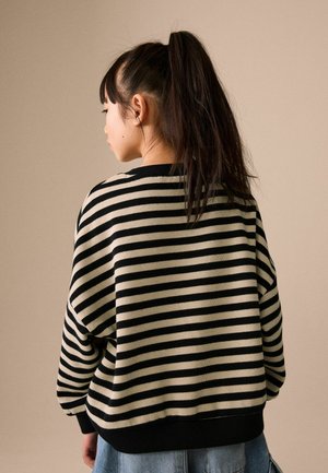 Next, REGULAR FIT - OVERSIZED COSY RIB SWEATSHIRT - Sweater - black off-white