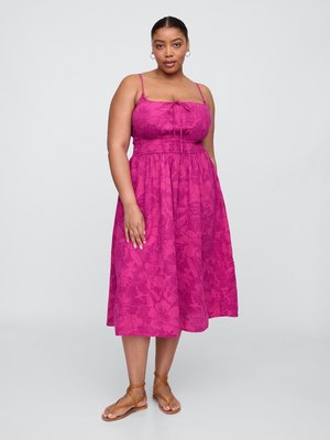 GAP TIE FRONT MAXI  - Denné šaty - pink floral