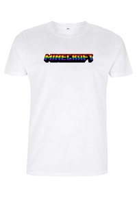 Henry Tiger MINECRAFT MC RAINBOW LOGO - T-shirt z nadrukiem