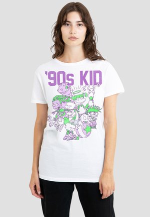 NICKELODEON 90S KID - Print T-shirt - white